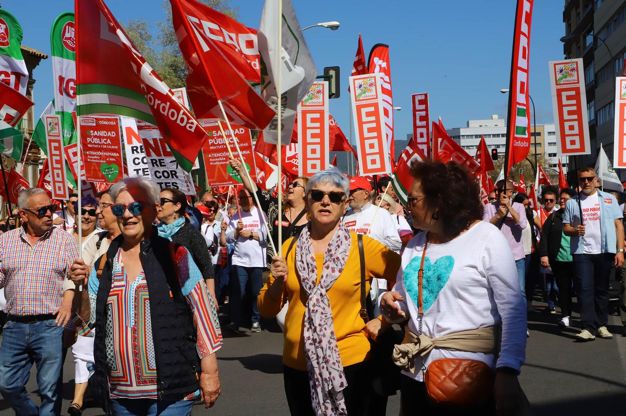 Manifestación en defensa de la sanidad pública