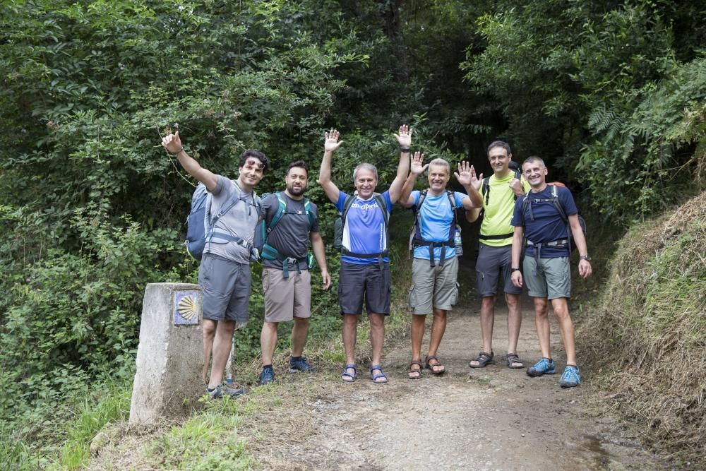 Peregrinos del Camino De Santiago, primer tramo de