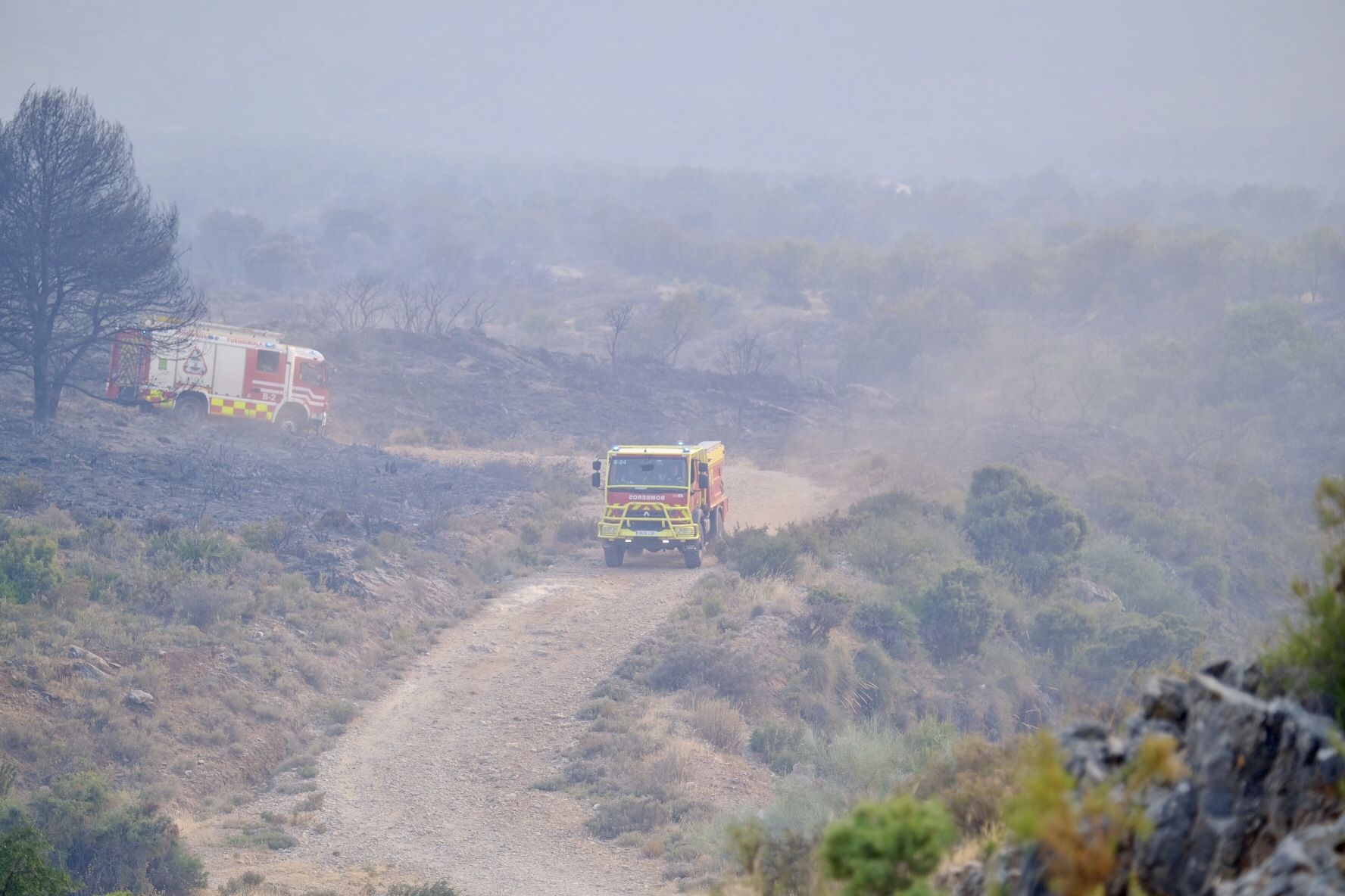 Declarado un incendio en la Sierra de Mijas