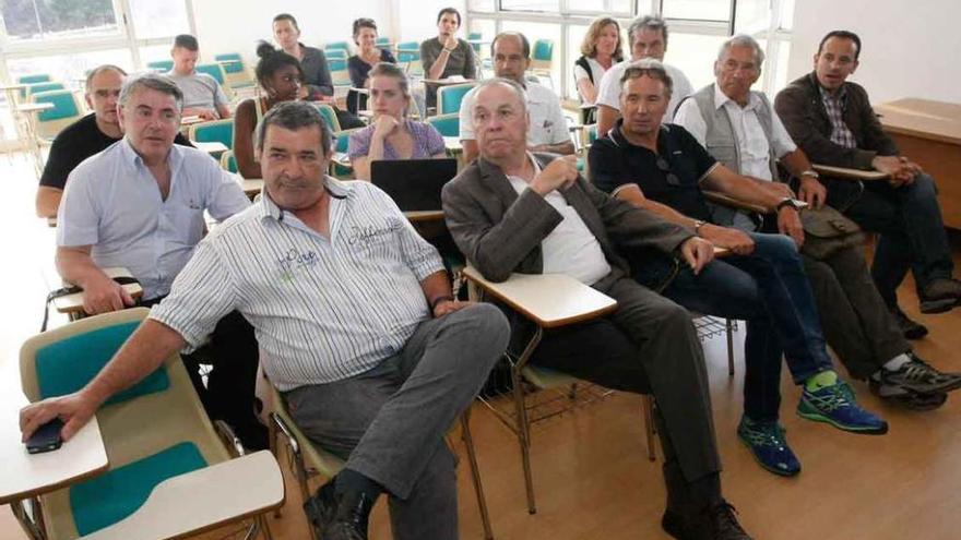 Miembros del grupo de trabajo de la fundación francesa que ayer visitó Zamora.