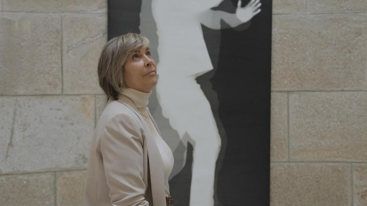 Carmen Álvarez Basso en el museo MARCO de Vigo