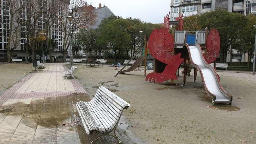 El parque infantil de la calle Concejo. // Regal