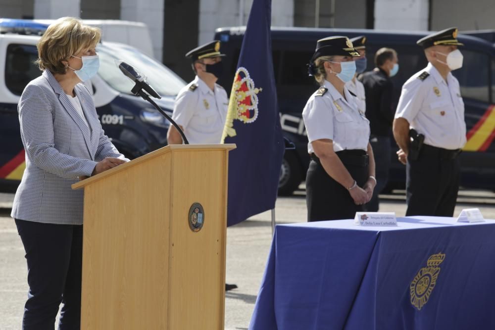 Presentación en Oviedo de los 50 agentes en prácticas de la Policía Nacional