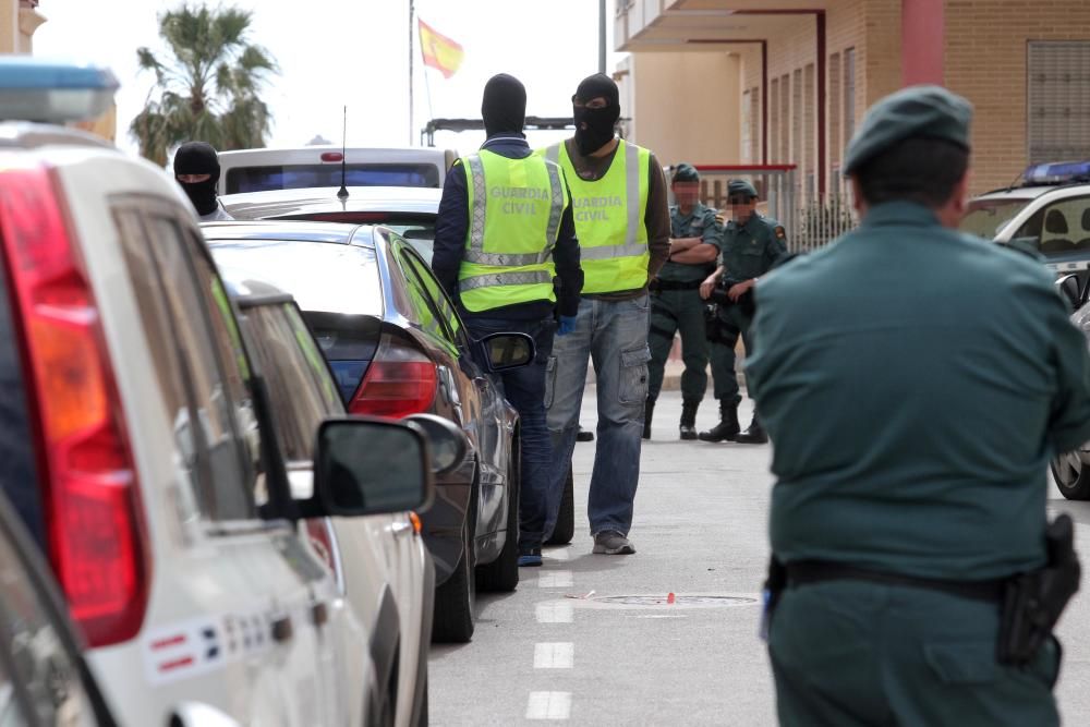 Redada antidroga de la Guardia Civil en Roche