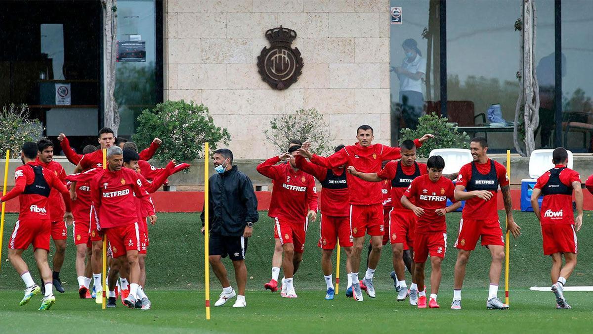 El Mallorca sigue preparando el encuentro ante el FC Barcelona