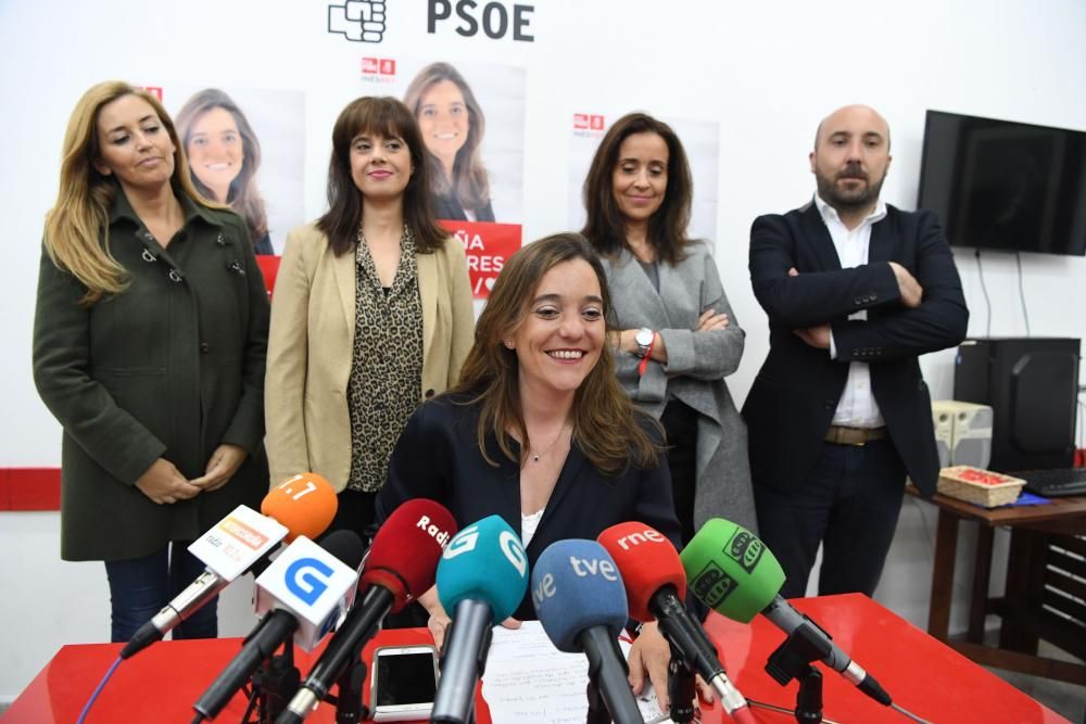 Inés Rey abre el diálogo con fuerzas progresistas