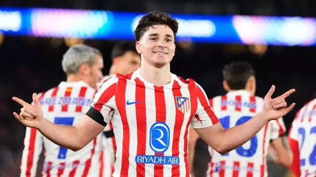 Último entrenamiento del Atleti antes de viajar a Sevilla