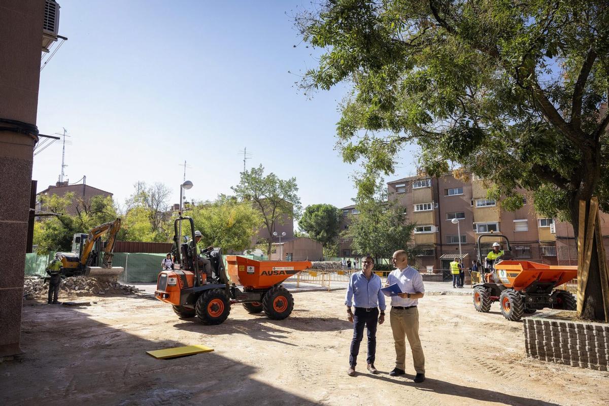 Madrid inicia la regeneración de la parcela G del Gran San Blas con una inversión de 1,8 millones.