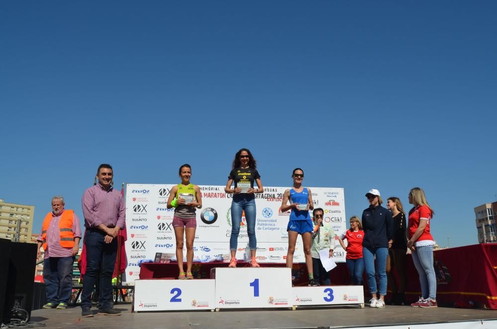 Ganadores de la Media Maratón de Cartagena