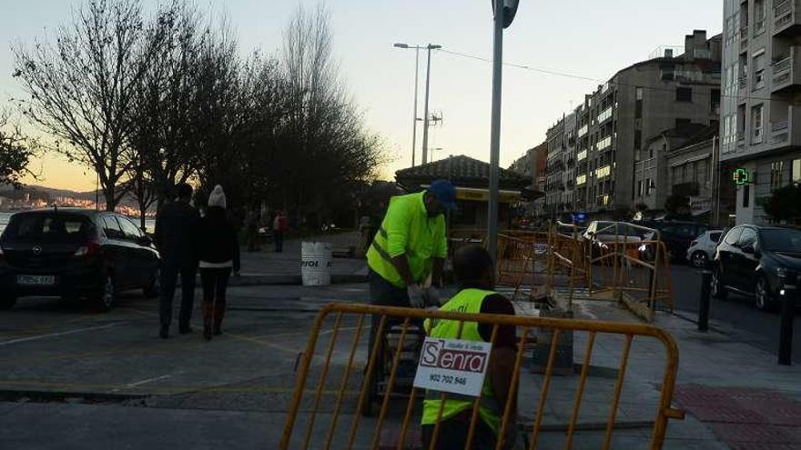 Obras de mejora de movilidad en Concepción Arenal. // Gonzalo N.