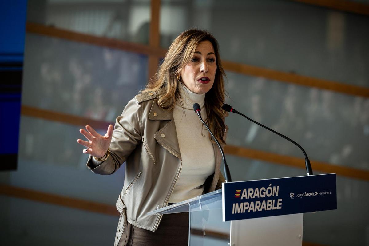 En imágenes | El PP presenta su eslogan de campaña: 'Aragón imparable'