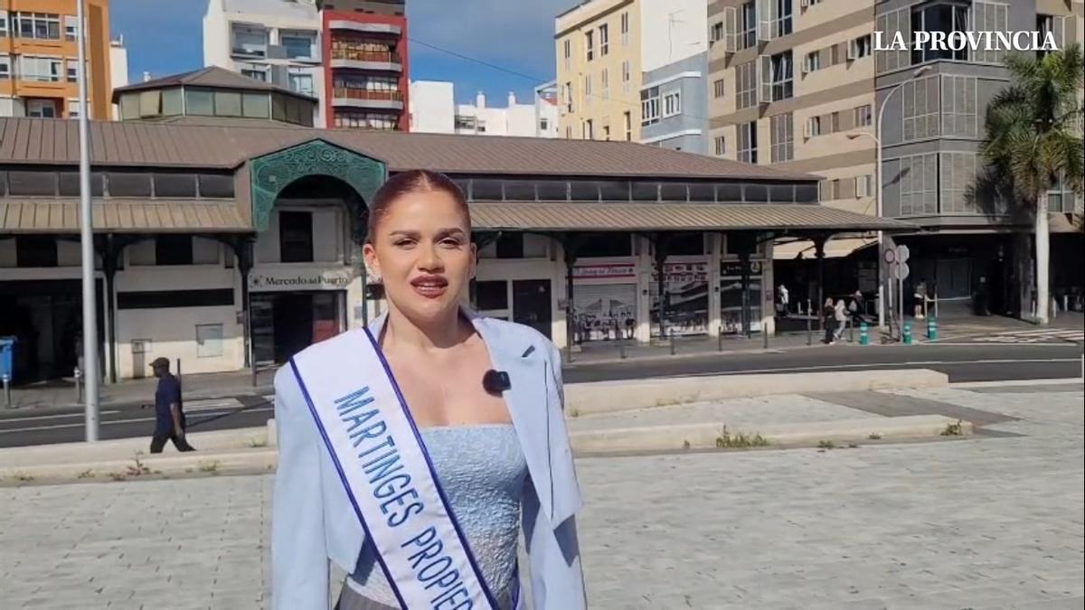 Coraima Martín, candidata a Reina del Carnaval de Las Palmas de Gran Canaria