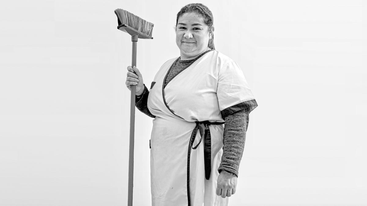 Liz Mabel González, trabajadora del hogar.