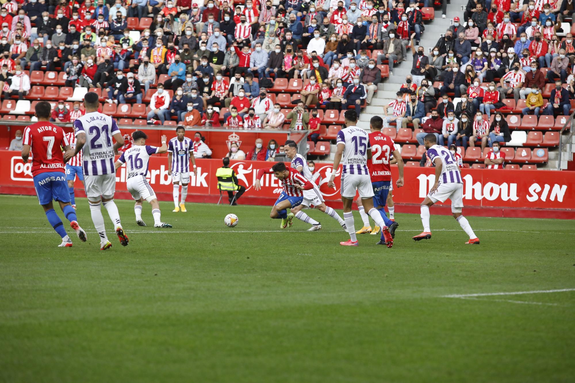 Sporting - Valladolid, en imágenes