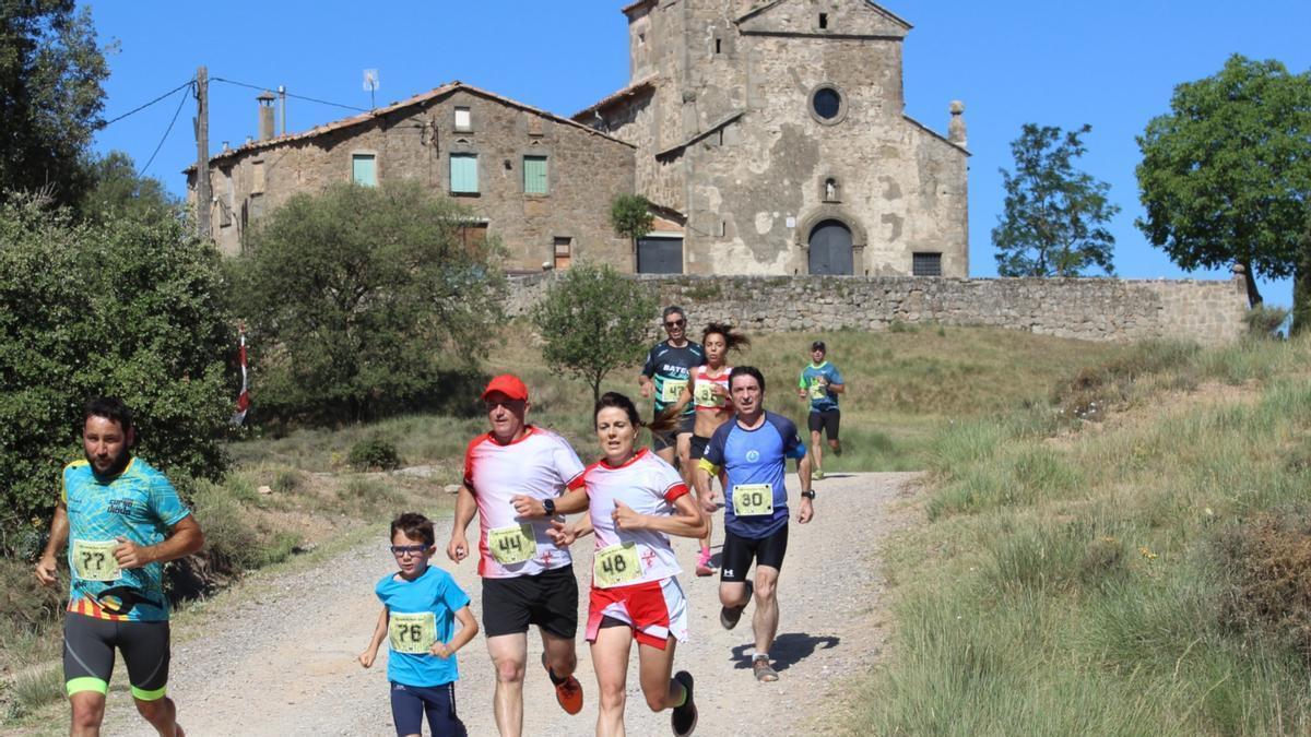 Moment del cros de Sant Joan de l'edició de l'any passat