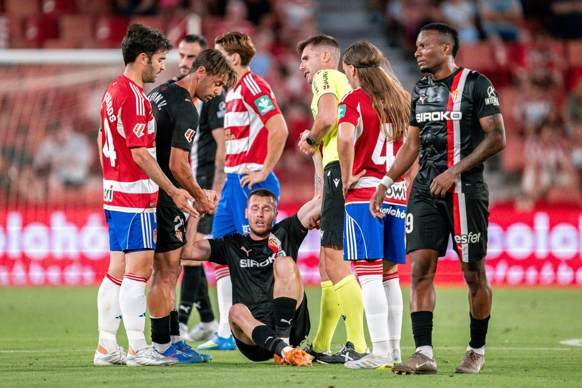 Así fue el partido entre el Sporting y el Granada