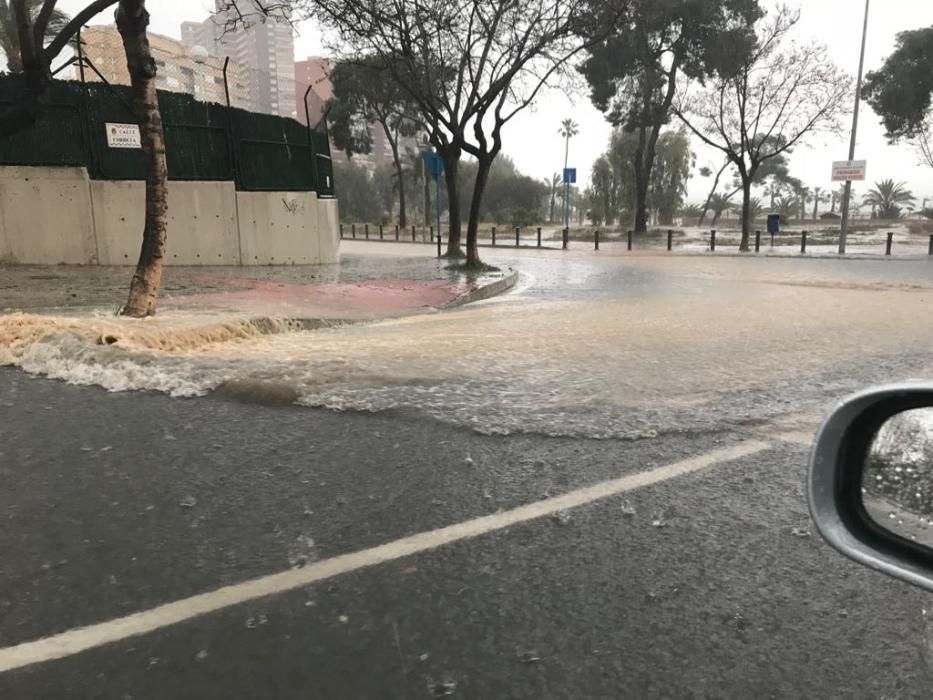 Lluvia y granizo en la provincia