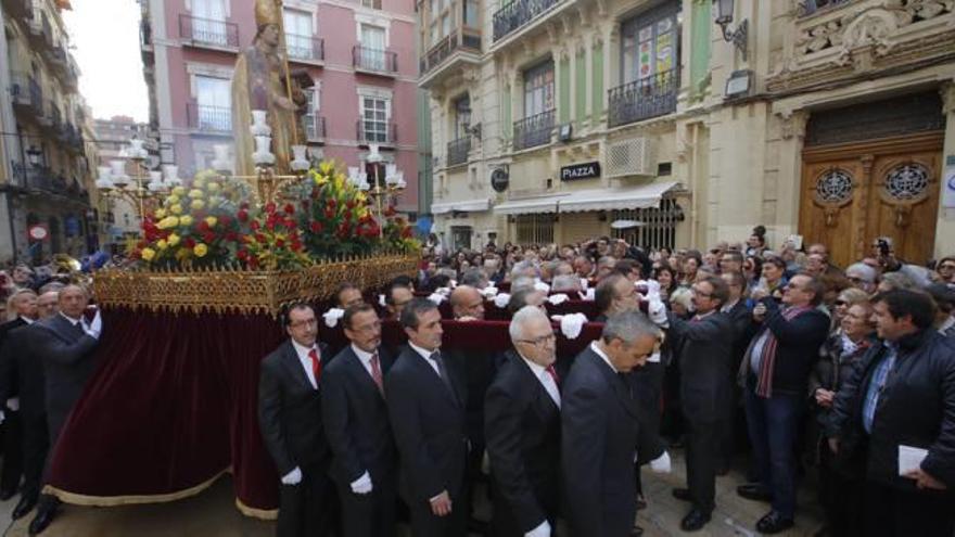 Misa y procesión del patrón de Alicante.