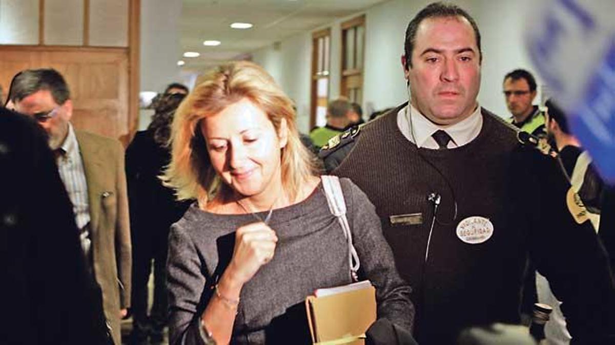 Cristina Cerdó en una comparecencia judicial hace varios años.