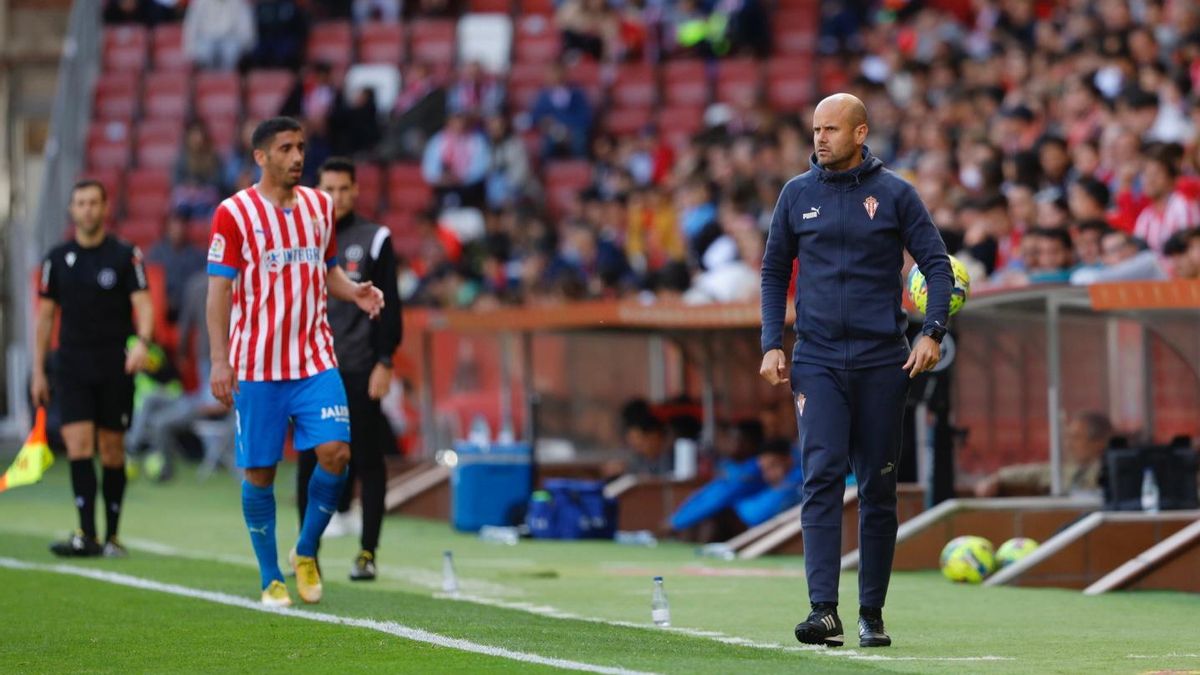 El entrenador del Sporting.