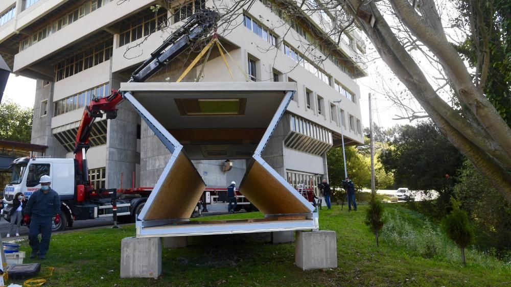 La UDC lanza un prototipo de vivienda plegable