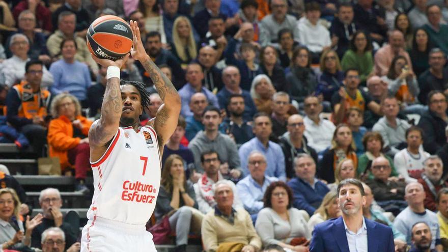 El Valencia Basket también tendrá que mejorar su efectividad en el tiro. | FRANCISCO CALABUIG