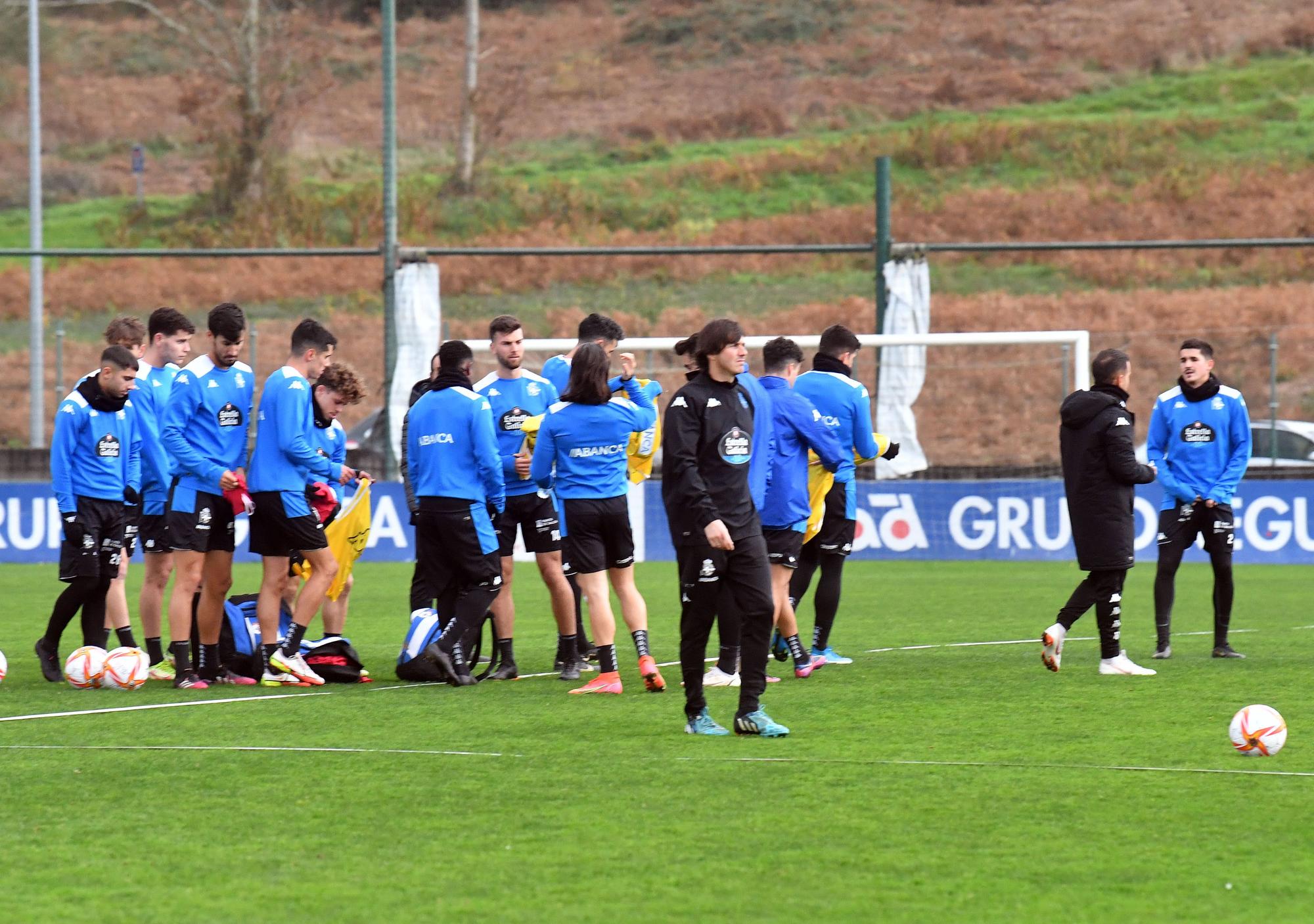 El Dépor regresa a los entrenamientos con cinco bajas