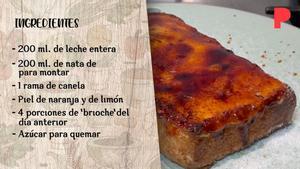 Recetas fáciles con el chef Rafuel: torrijas de brioche.