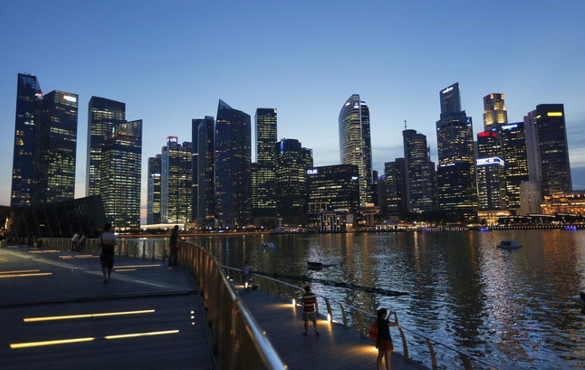 Distrito financiero de Singapur, el mejor lugar del mundo para hacer negocios, según el informe 'Doing Business 2014'.