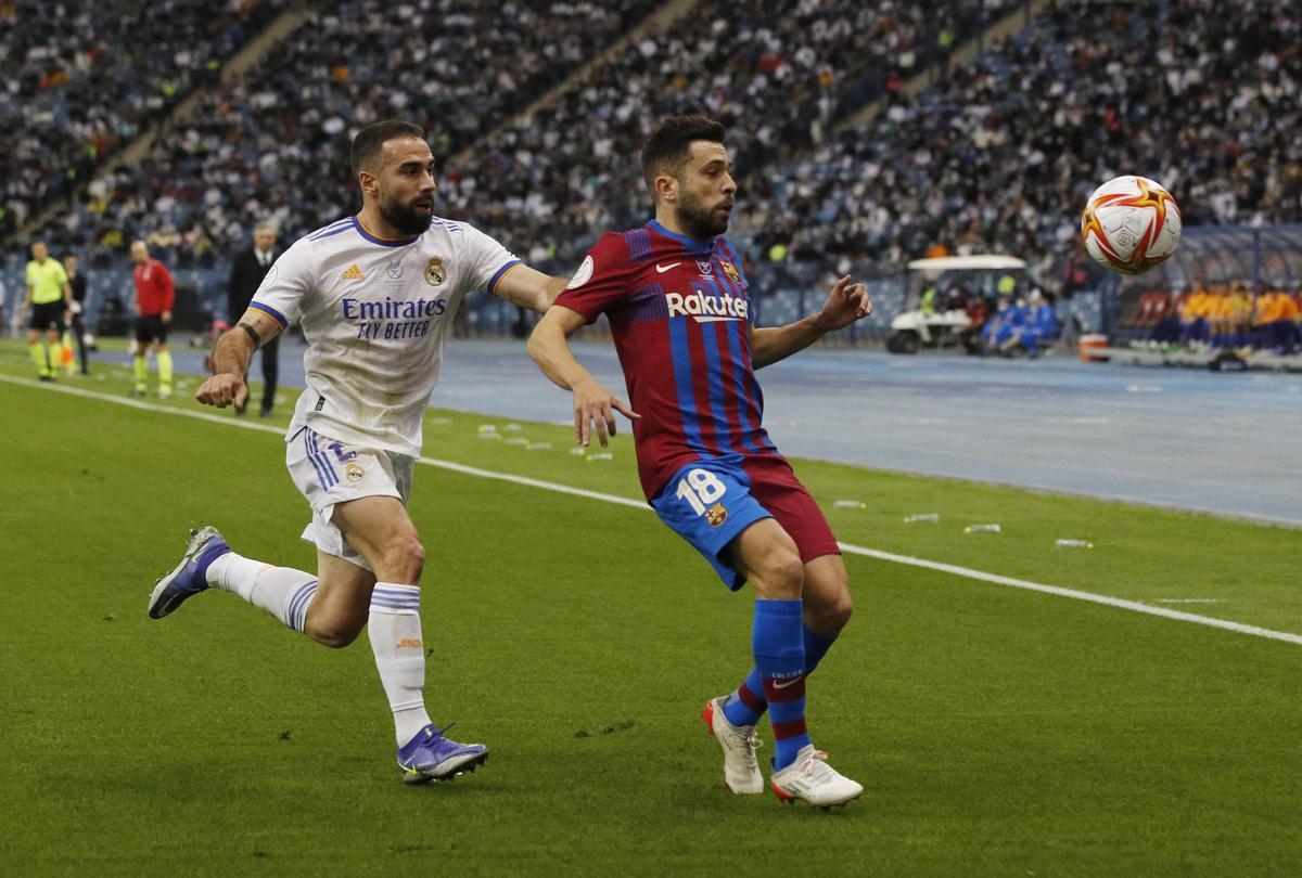 Dani Carvajal y Jordi Alba.