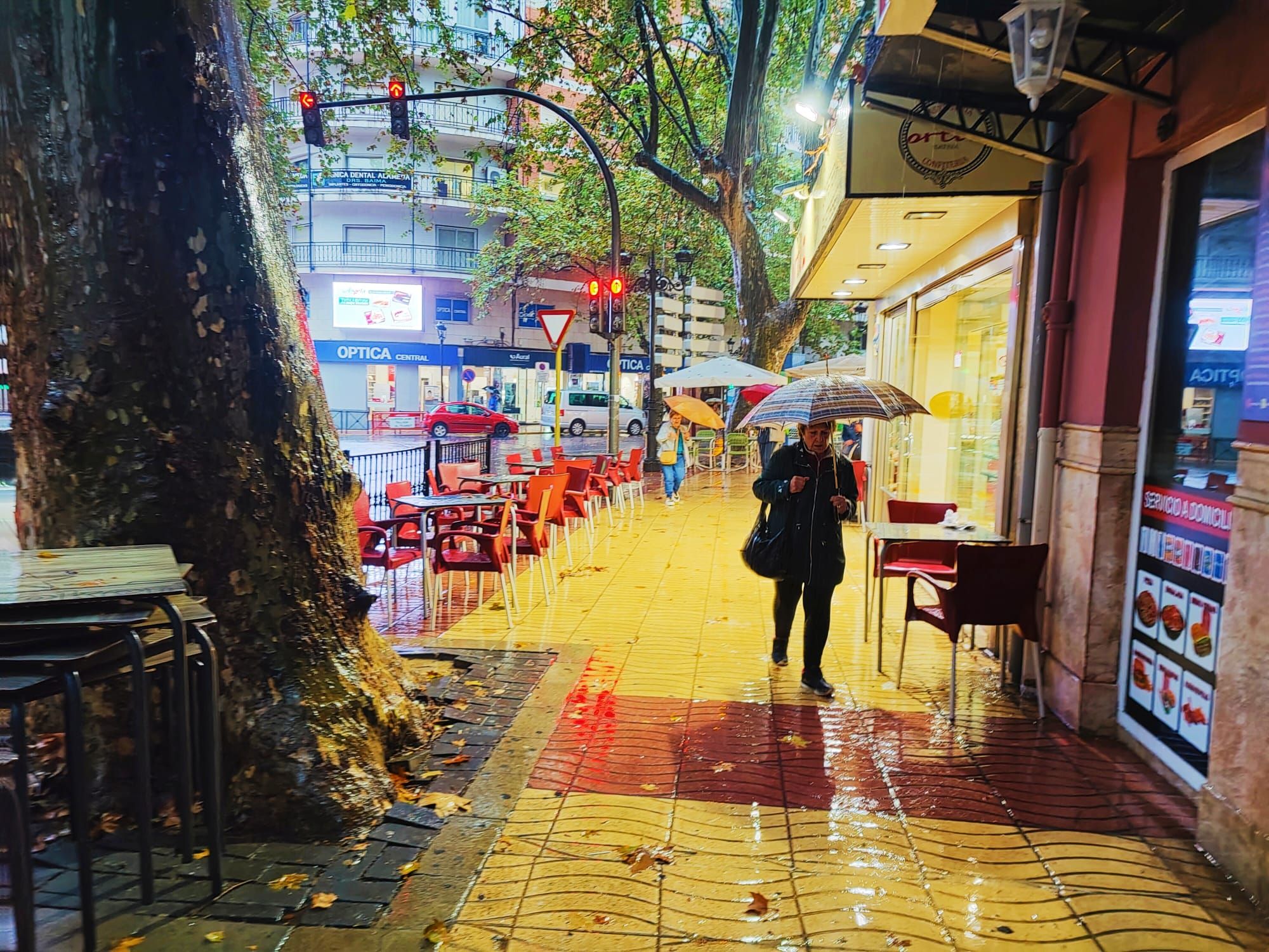 Las lluvias descargan en Xàtiva