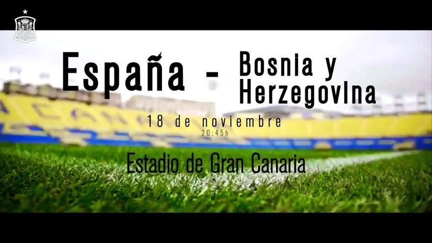 Promo España - Bosnia en el Estadio de Gran Canaria