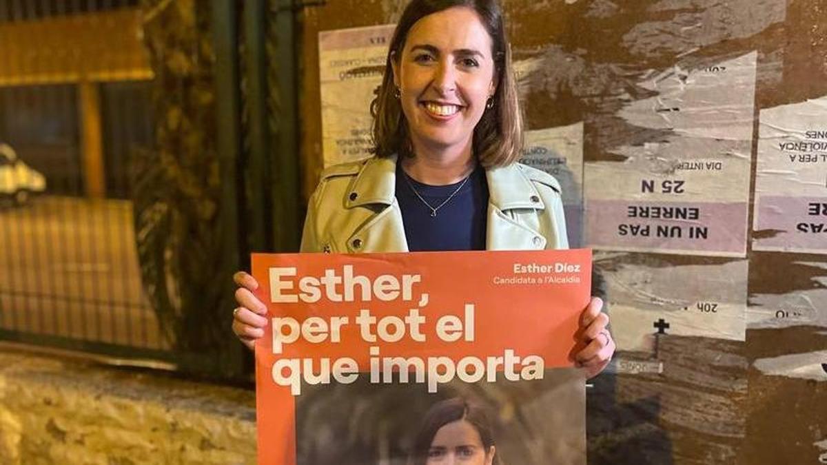 La candidata de Compromís, Esther Díez