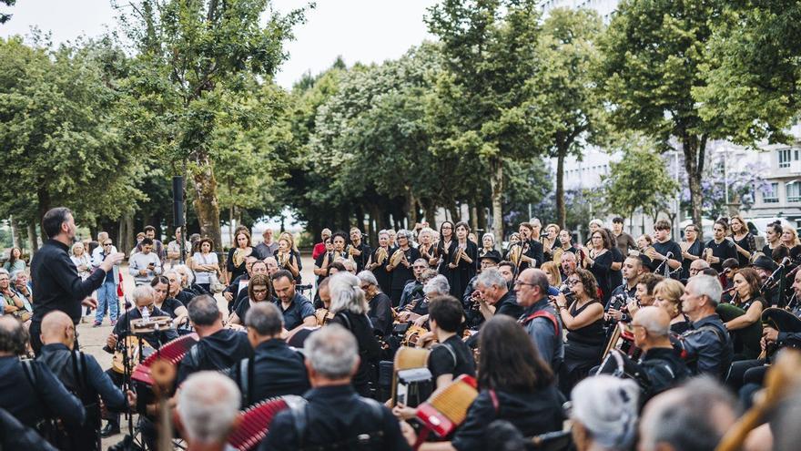 Suso Vaamonde cierra su etapa al frente del aula de música tradicional