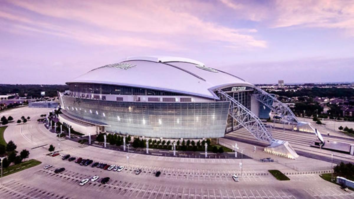 Una imagen del At&amp;T Stadium, denominado Dallas Stadium durante el Mundial 2026