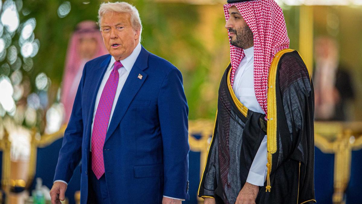 El presidente de Estados Unidos, Donald Trump, y el príncipe heredero de Arabia Saudí, Mohamed Bin Salman