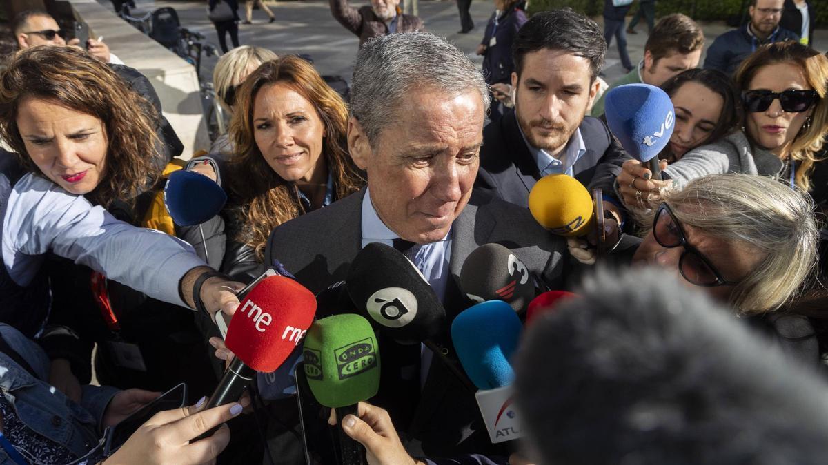 El exministro y expresidente de la Generalitat, Eduardo Zaplana.