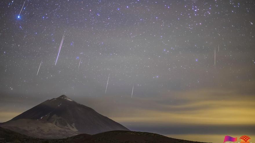 Lluvia de meteoros en la madrugada del 4 de enero desde Canarias