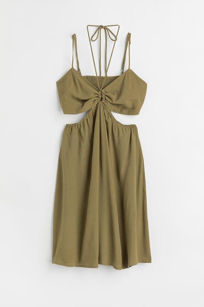 Vestido cut-out de H&amp;M (Precio: 24,99 euros)