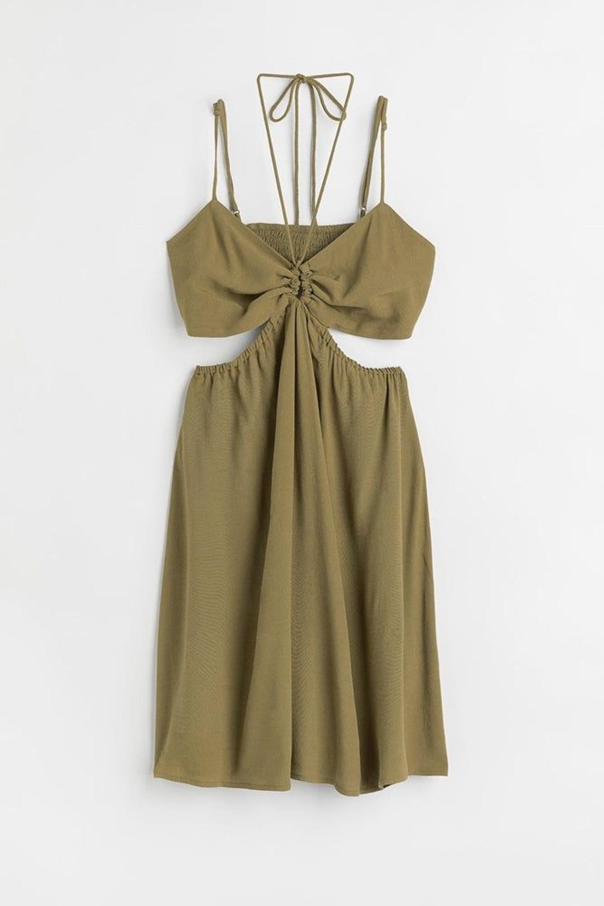 Vestido cut-out de H&M (Precio: 24,99 euros)