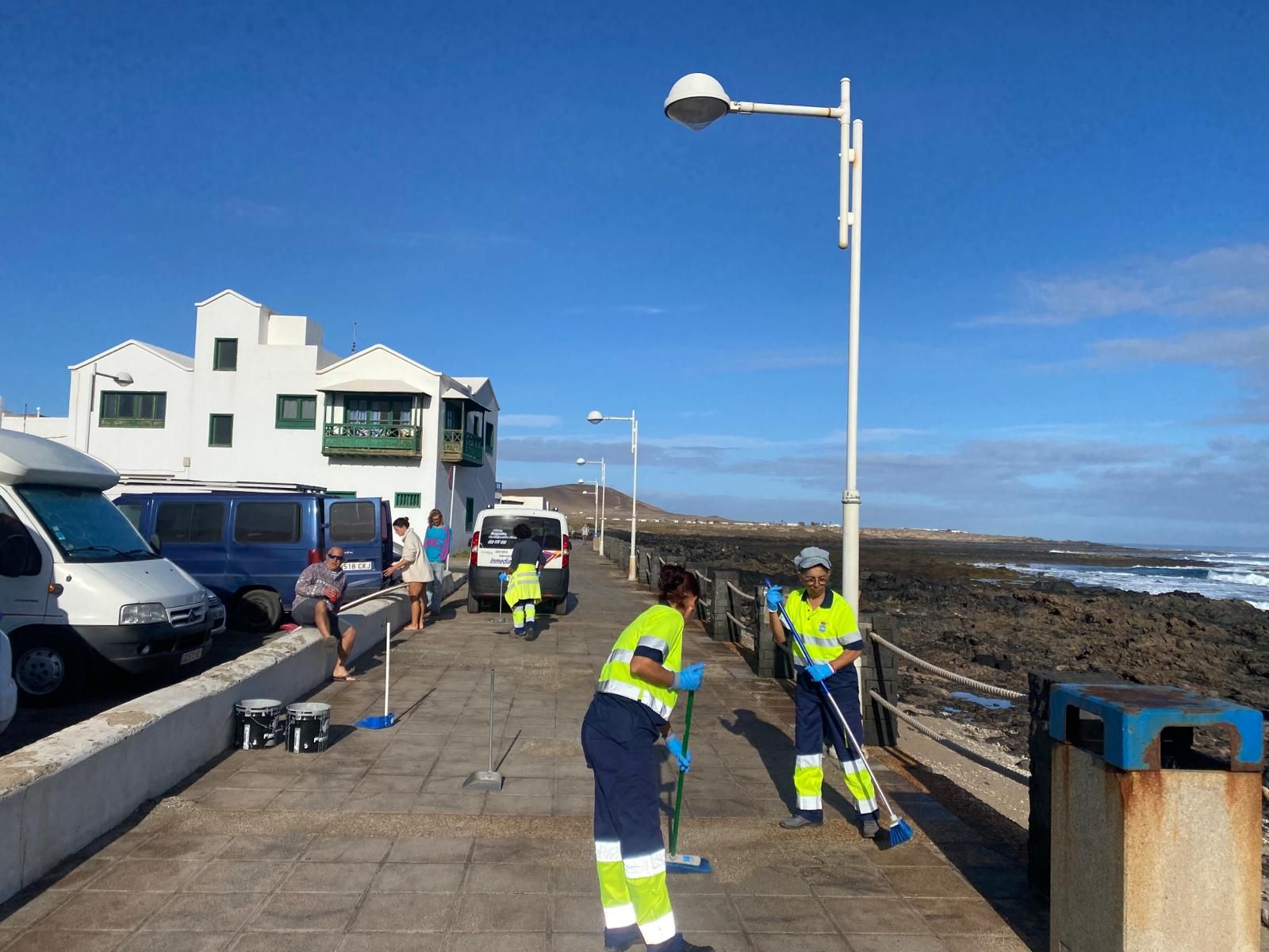 Temporal de mar en Caleta de Famara