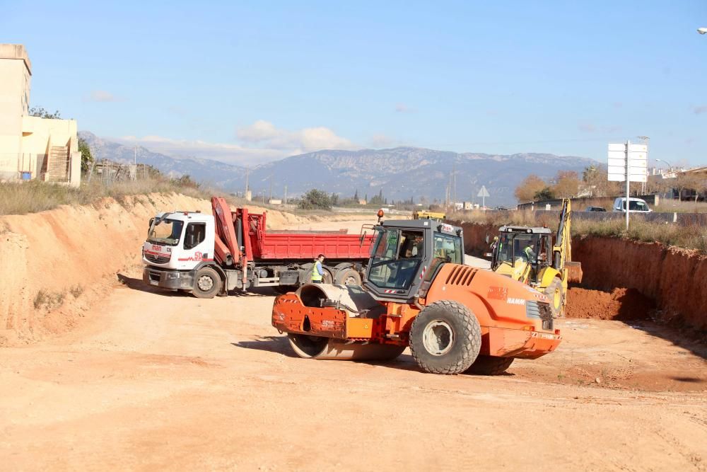 En marcha las obras del tramo II  del segundo cinturón de Palma