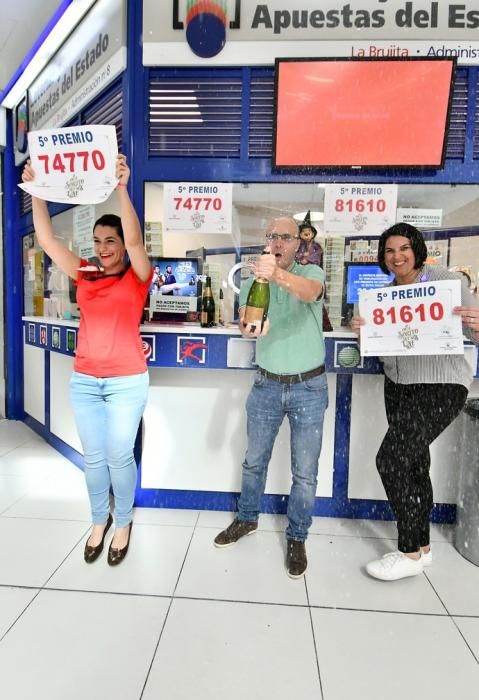 22/12/2019 TELDE.  Lotería de Navidad en Telde. CC El Mirador administración El Mirador y en CC La Mareta la administración La Brujita.  Fotógrafa: YAIZA SOCORRO.  | 22/12/2019 | Fotógrafo: Yaiza Socorro