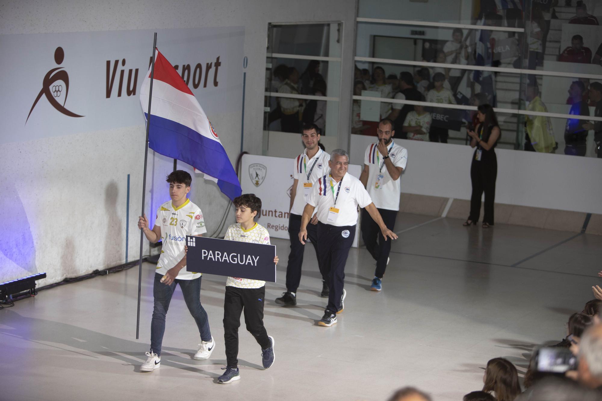 Las mejores imágenes de la gala inaugural del Mundial de Pilota de Alzira