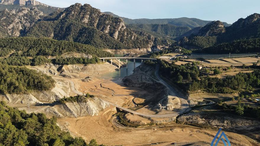 La buidor dels pantans a vista d’ocell