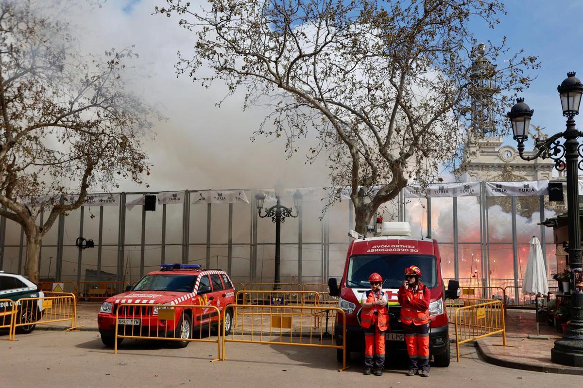 Así ha sido la mascletà de hoy, 18 de marzo