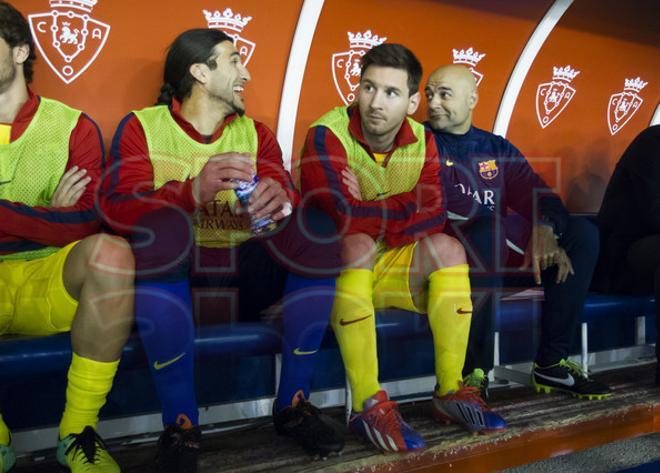 Las imágenes del Osasuna-FC Barcelona