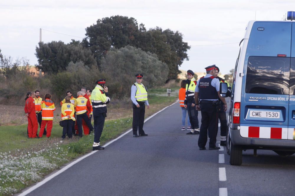 Onze escolars de sisè de primària han resultat ferits en l''accident