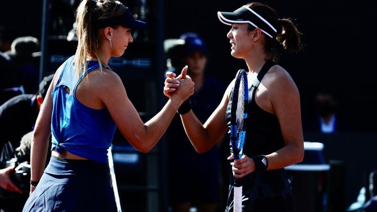 Muguruza, tras ganar a Badosa, se mide en la final a Kontaveit