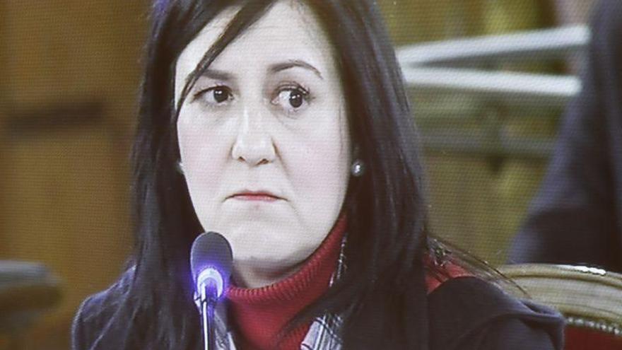 Teresa Clemente, durante su declaración.